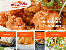Tablet Screenshot of dragonflyfoods.com